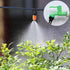 6 PCS Drip Irrigation Hose Connectors Professional Micro Irrigation Adapter Agriculture Irrigation Fitting 1/4 Inch Drip Irrigation Tubing x 3/4 o...