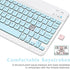 Rechargeable Bluetooth Keyboard and Mouse Combo Ultra Slim Full-Size Keyboard and Ergonomic Mouse for Samsung Galaxy Tab A8 10.5 (2021) and All Bl...