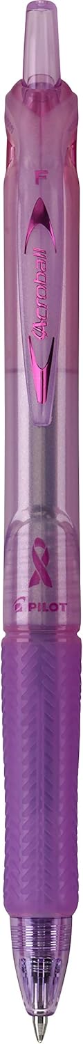 PILOT Acroball Breast Cancer Awareness Collection Advanced Ink Refillable & Retractable Ball Point Pens, Fine Point, Assorted Colors, 14-Pack (146...