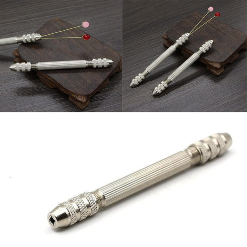 3PCS DIY Twisted Copper Wire Tool Winding Copper Wire for Jewelry Making, Artifact Handmade Antique Jewelry Accessories Mini Pin Vise Jewelry Maki...