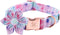 Elegant little tail Colorful Dog Collar for Female or Male Dogs, Flower Pet Collar Adjustable Dog Collars with Flower Gift for Small Dogs...