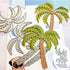 Coconut Leaves Tree Metal Die Cuts,Summer Beach Tree Flower Leaf Cutting Dies Cut Stencils DIY Scrapbooking Decorative Embossing Paper Scrapbookin...