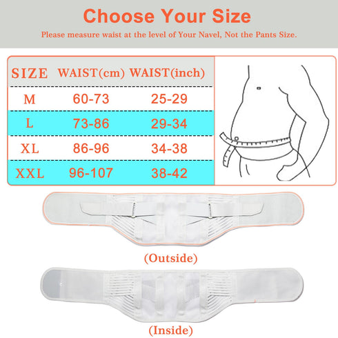 Back Brace for Lower Back Pain Relief for Women and Men, Adjustable Lumbar Support Belt for Herniated Disc, Sciatica, Scoliosis, Breathable,Lightw...