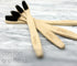 bmbu Bamboo Toothbrush 4 Pack - Medium/Soft Charcoal Bristles Tooth Brushes Wooden Handle - BPA Free, Eco Friendly, Vegan Product Gift Idea, Susta...