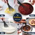 Mini Silicone Whisk, Small Silicone Whisk 7+9in, BPA free Non Scratch Coated Protect your Ceramic Pots and Pan.Perfect for Whisking, Beating, Mixi...
