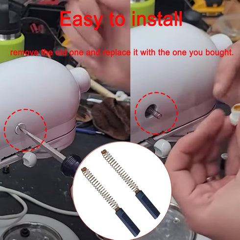 W10380496 Carbon Motor Brush(4PCS), for Replacement Whirlpool Kitchen Aid Stand Mixer W10260958 AP5178083 PS3495098 9706416 Replaces W10380496,318...