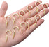 Aylifu Ceiling Screw Hooks, 100 Pieces 3/4 Inch Cup Hooks Screw-in Hooks for Hanging Plants Mug Cup, Gold...