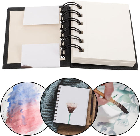 EXCEART Drawing Book Watercolor Painting Sketchbook Blank Sketch Book Art Drawing Notebook Spiral Sketch Book Painting Sketch Book Drawing Sketchb...