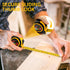 Tape Measure 16 Ft Steel Measurement Tape Measuring Tape Retractable Self-Locking Retractable Tape Measure with Fractions Small Tape Measure Retra...