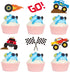48 Pieces Monster Truck Blaze Car Cupcake Toppers RACIN Cake Toppers Cute Baby Shower Birthday Party Suppies...