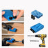 Pocket Hole Jig 14Pcs Kit - Woodwork Guides Joint Angle Tool Carpentry Locator - 15° Woodworking Inclined Hole Fixture 6/8/10mm Drill Bits Dowel S...