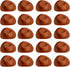 20 Pieces Plastic Mini Cowboy Hat for Crafts Mini Cowboy Hats Mini Sombrero Hats Drink Hat Cowgirl Hat Doll Hat Mini Cowgirl Hats for Drinks(Brown...
