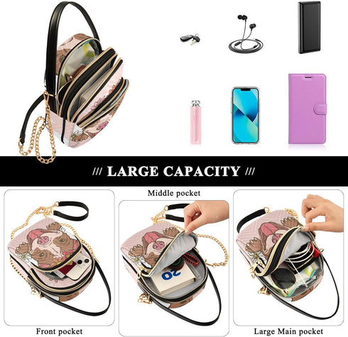 Fashion Design Crossbody Bags Shoulder Bag for Women Stylish Ladies Messenger Bags Cell Phone Purse and Handbags Wallet...