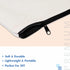 8 Pack Canvas Pencil Pouch, DIY Craft Zipper Bags Blank Makeup Bags Multifunctional Pouches Pencil Case for Cosmetic Toiletry Stationary (Beige, 8...