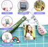 Swpeet 40Pcs Pendant Picture Frame Keyrings, Make Your Own Keyring Kit, Central Pendant for Kids To Assemble And Attach To Key Rings And Bags...