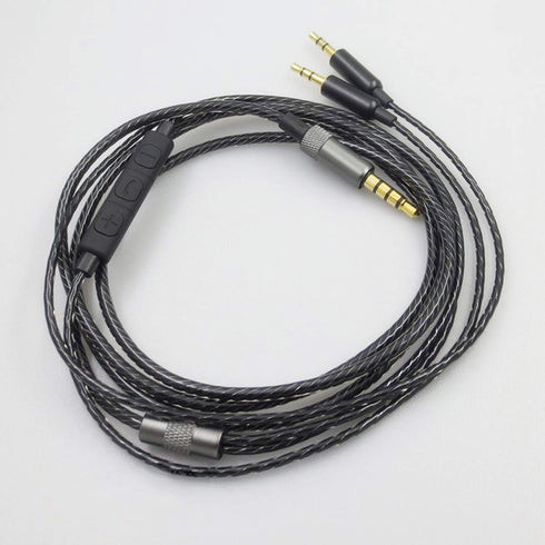 Replacement Cable Cord for Sol Republic Master Tracks HD/HD2/V8/V10/12/X3 (Remote Volume & Microphone Cable - Black)...