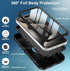 for iPhone 15 Pro Max Case, with Built in Screen Protector Heavy Duty Drop Protection, Full Body Rugged Shockproof Dust Proof Protective Phone Cov...