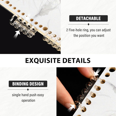 senya Spiral Notebook Ruled 2 Pcs, White Horse Journals for Study and Notes 60 Pages with Durable Hardcover...