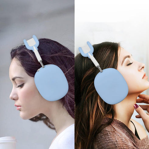 3 in 1 Silicone Case Cover Compatible with Apple Airpods Max Headphones, Anti-Scratch Ear Pad Case Cover Ear Cups Cover and Headband Cover Compati...