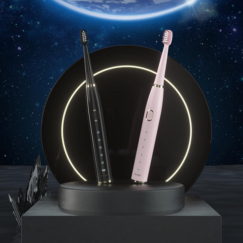 7AM2M Sonic Electric Toothbrush for Adults and Kids- High Power Rechargeable Toothbrushes with 8 Brush Heads,5 Adjustable Modes, Built-in 2-Minute...