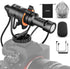 Neewer Video Microphone for Phone, On Camera Mic Kit with Black Pro Shock Mount Compatible with iPhone Android Smart Phones DSLR Camera Tablet (iP...