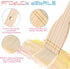 3 Pcs Hake Brushes Flat Watercolor Brushes Artist Painting Brushes Soft Sheep Hair Brushes for Ceramic Pottery Paint Painting White...