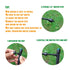 Drip Irrigation Emitters Sprayers for 1/4" Tubing, with Lock Barbed Adjustable 360 Degree Water Flow Drippers Sprayer for Garden Watering System. ...