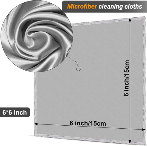 Eye Glass Clean Cloths,2 Side Glasses Cleaner & Polishing Kit, Microfiber Cleaning Cloth for Glasses,Lenses, Screens, Cameras, iPad, iPhone,LCD TV...