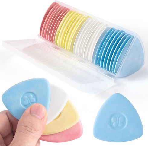 30Pcs Sewing Fabric Chalk Triangle Tailors Chalk Fabric Markers Sewing Supplies Accessories for Quilting...