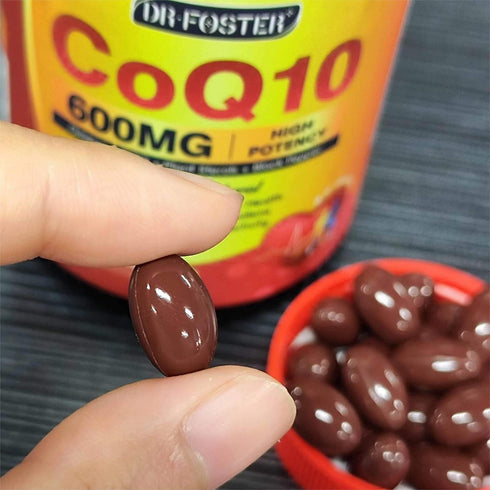 CoQ10 600 mg Softgels CoQ10 Supplement - CQ10 Coenzyme-Q10 with Omega 3 & PQQ & Vitamin E Support Heart & Antioxidant & Cellular Energy | 60 Servi...