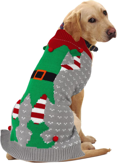 OverLarge Christmas Dog Sweaters for Large Dogs,Santa Pet Clothes,Xmas Dog Accessories, Dog Apparel,Ugly Christmas Dog Sweaters...