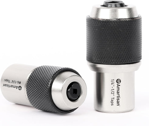 Amartisan 2-Piece Taps Socket Set, 6-1/2 Taps Adjustable Jaws, for Taps,Screw Extractors...