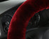 U&M Wool Car Steering Wheel Cover Soft Fluffy Natural Sheepskin Vehicle Non-slip Wheel Cushion Protector Universal Fit for 15 inch for Women...