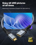 Highwings Mini HDMI to HDMI Adapter, 4K 60Hz Mini HDMI Male to HDMI Female Cable 4K HDR 18Gbps Compatible with Camera, Projector, Tablet, Graphics...