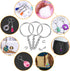 Keychain Rings for Crafts, Flasoo 360Pcs Keychains for Resin Include Key Rings with Chain, Jump Rings, Screw Eye Pins for DIY Keychain Making...