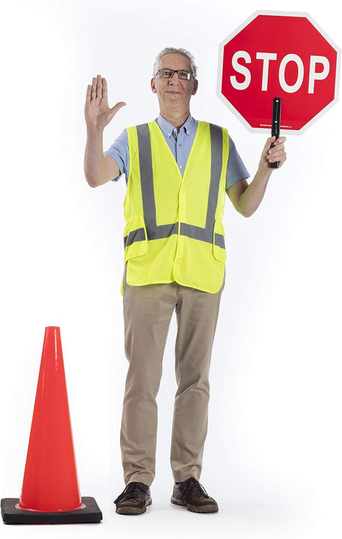 NYOrtho High Reflective Vest - Construction Vest - Universal Fit - ANSI/ISEA Class 2 - Sweat-Free With Reflective Material - Safety Vest For Men -...