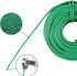 Soft Plant Ties 16.5Ft, Diameter 0.16"/4mm Green Plant Twist Garden Ties Gardening Supplies for Supporting Climbing Plants, Tomatoes, Vegetables, ...