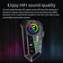 Y10 Motorcycle Helmet Bluetooth Headset with HiFi Stereo Sound,Noise Reduction,1000mAh Battery,Helmet Bluetooth Headset Speakers with RGB,IPX6 Wat...