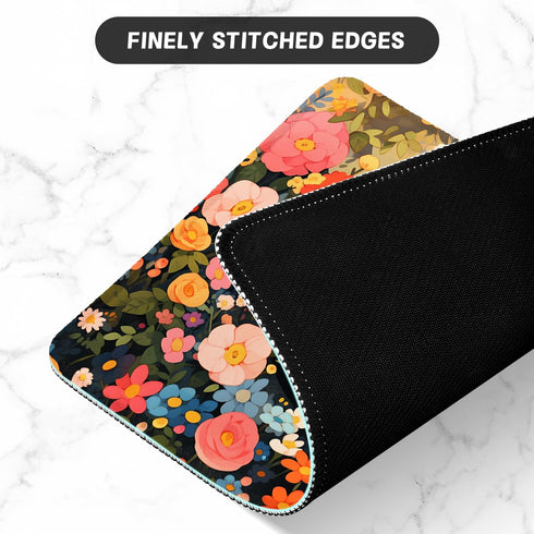 ITNRSIIET Mouse Pad, Gaming Mouse Pad, Mouse Pads for Desk, Non-Slip Rubber Base Stitched Edge Premium-Textured Waterproof for Wireless Mouse Comp...