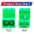 15 Set 5.08mm 2 Pin Male & Female Phoenix Type Connector No Soldering Green PCB Screw Terminal Block 2 Pole...