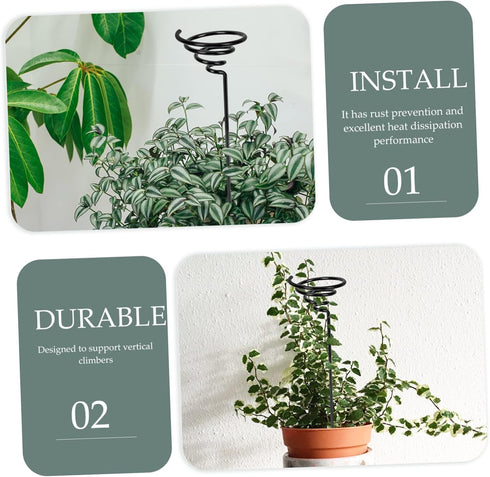 10pcs Air Plant Stand Black Stand Flower Plants Metal Brackets Air Plants Gold Plant Stand Metal Plant Stand Air Plant Display Tabletop Ornament D...