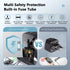 Travel Adapter, Worldwide All in One Universal Travel Adaptor AC Power Plug Adapter Wall Charger with USB-C and USB-A Charging Ports for USA EU UK...