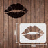 FINGERINSPIRE Lips Drawing Painting Stencils Templates 11.6x8.3 inch Plastic Stencils Decoration Rectangle Reusable Stencils for Painting on Wood,...