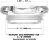 CairnCovers Glass Whiskey Glassware Lids - Glass Cap for Whisky Tasting Glasses by Cairn Craft (6 CairnCover Lids with Numeral Engraving)...
