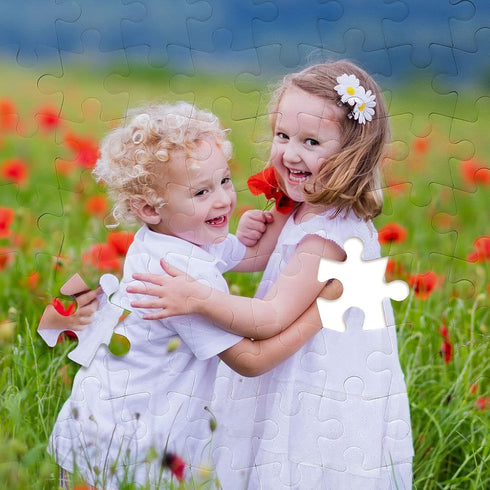 15 Sets 7.9 x 5.9 Inch Blank Sublimation Puzzle 60 Pieces of Each Set, Heat Transfer Printing Puzzle DIY Blank Jigsaw Puzzle White Transfer Puzzle...