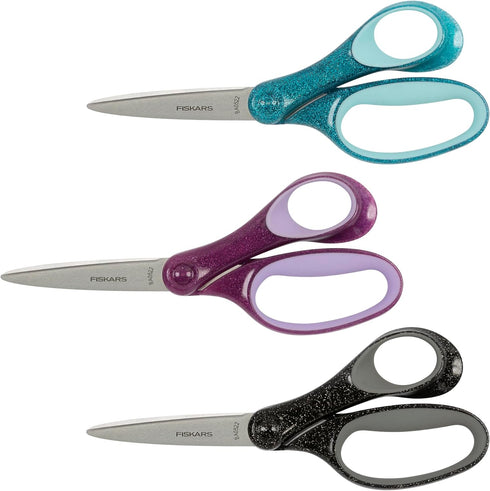 Fiskars® Student Glitter Scissors, Colors May Vary (7 in.)...
