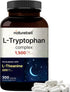 NatureBell L Tryptophan 1300mg with L Theanine 200mg, 300 Capsules | Active Free Form, Plant Based Supplement – Calm Formula, Supports Relaxation ...