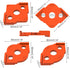 8 Radius Corners Router Jig Router Templates, High Hardness ABS+CNC Radius Routing Templates, Routing Rounded Corners Router Bit Templates for Woo...