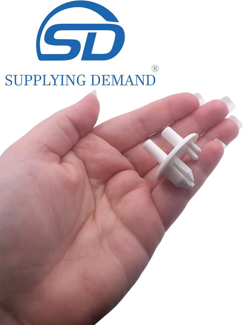 Supplying Demand 241993001 240350802 2 Pack Refrigerator Rear Crisper Drawer Shelf Cover Support Stud Replacement