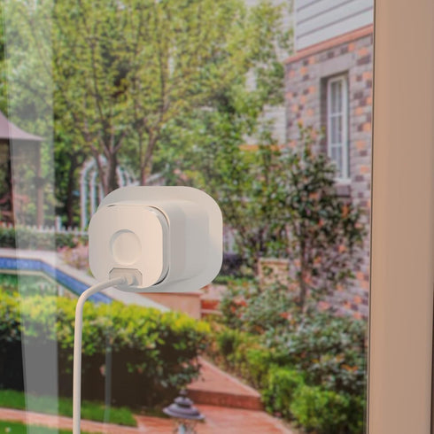 (Pack of 2 Angled Window Mount Bracket for Blink Mini, 20 Degrees Tilt (Up/Down/Left/Right), Get Tilt Viewing Angle (Not Compatible with Blink Min...